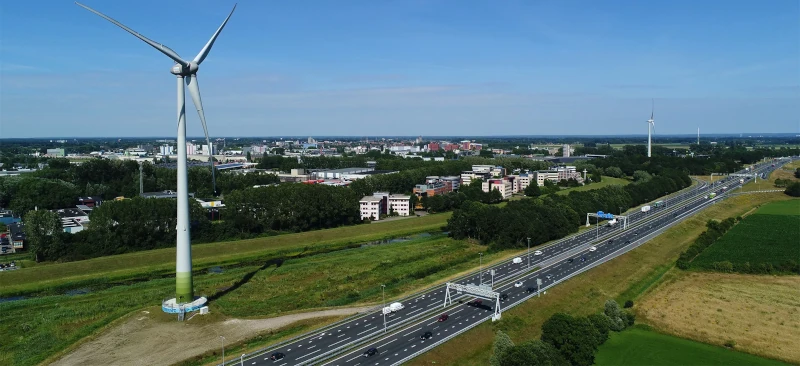 Windpark Kloosterlanden in Deventer